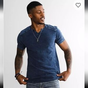 Buckle Black Burnout T-Shirt In Navy